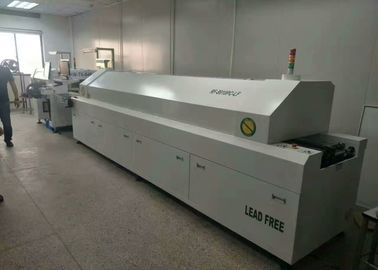 Hot Air SMT Reflow Oven / SMD Soldering Oven With Eight Temperature Zones